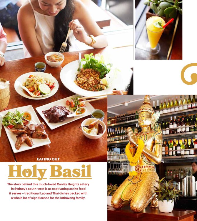 SBS Feast magazine holy basil thang ngo