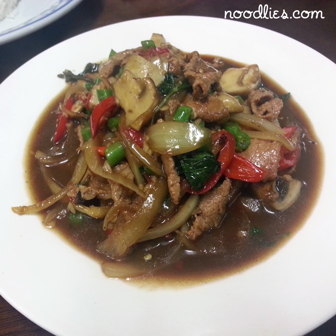 thai sensation chilli basil beef