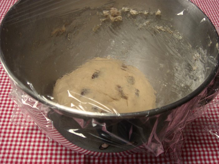 Freezable Hot Cross Bun Recipe 2 resting dough