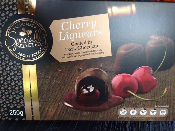 Aldi Christmas Food Taste Test Cherry Liqueur Chocolates