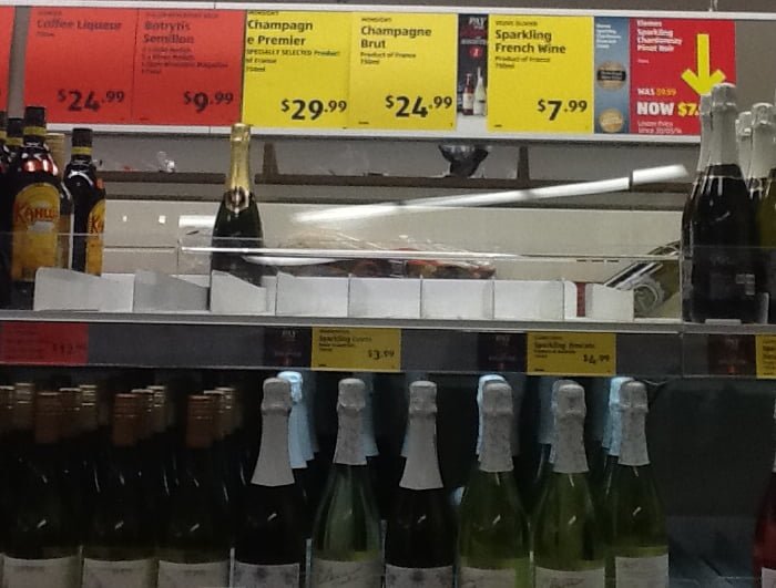 Is Aldi Cheaper For Your Christmas Shopping Aldi Champagne Empty Shelves