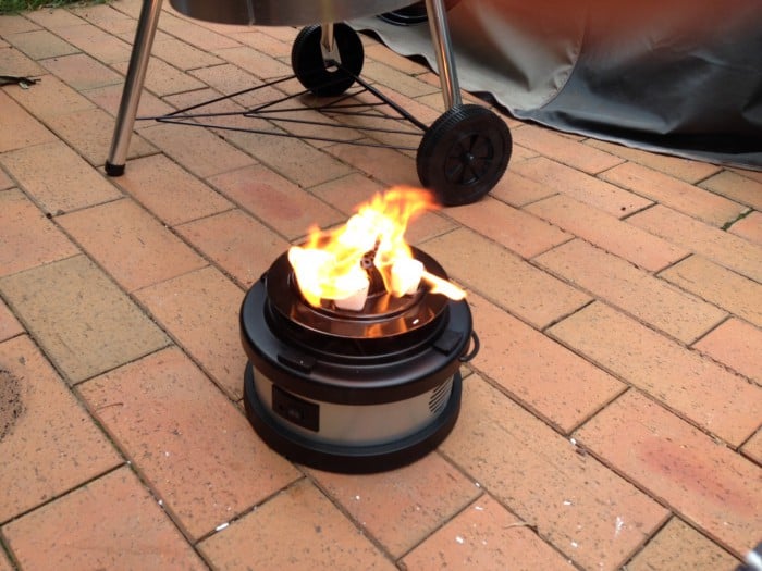 Heat Beads BBQ Chimney Booster lit authentic Barbeque Barbecue in 12 minutes review