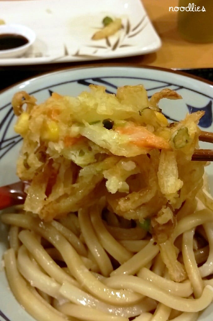 marukame udon vegetable tempura