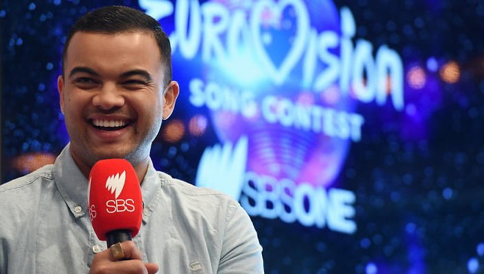 Eurovision Food and Drinks Party Guy Sebastian
